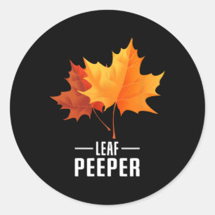 Herfst Herfst Kleur Blad Bunnyer Herfst Bunnying F Ronde Sticker