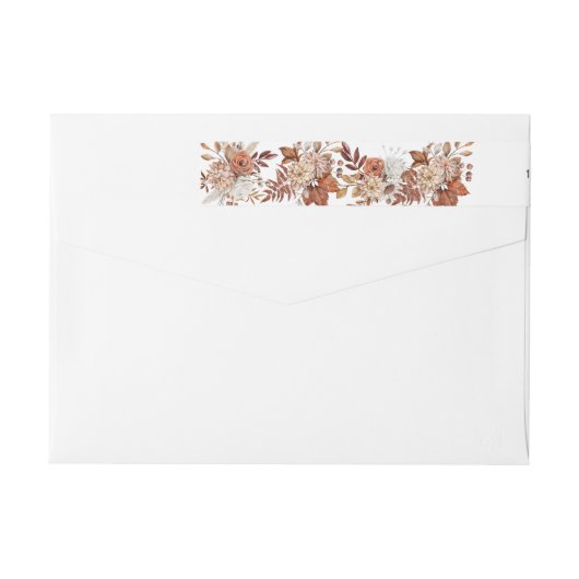 Herfst herfst kleuren peach roze browns Weddenscha (Achterkant)