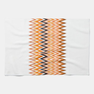 Herfst herfst kleurenpatroon Chevron Theedoek