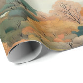 Herfst Herfst Kleurrijke Bomen No2 Cadeaupapier (Rol Hoek)