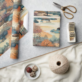 Herfst Herfst Kleurrijke Bomen No3 Cadeaupapier