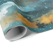 Herfst Herfst Kleurrijke Bomen No4 Cadeaupapier (Rol Hoek)