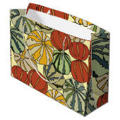 Herfst Herfst Kleurrijke Pompoenen Groot Cadeauzakje (Achterkant Gekanteld)