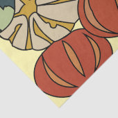 Herfst Herfst Kleurrijke Pompoenen Tissuepapier (Detail)