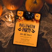 Herfst Herfst Kostuum Party Pompoen Halloween Kaart