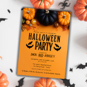 Herfst Herfst Kostuum Party Pompoen Halloween Kaart