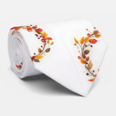 Herfst Herfst Krans Happy Thanksgiving stropdas (Opgerold)