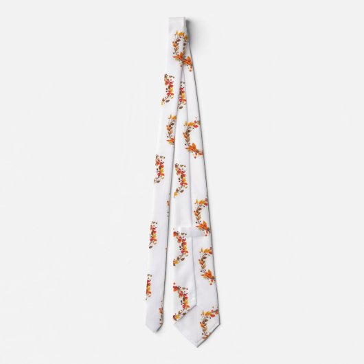 Herfst Herfst Krans Happy Thanksgiving stropdas (Achterkant)