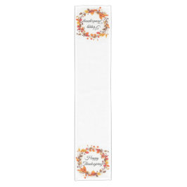 Herfst Herfst Krans Happy Thanksgiving tafelloper