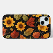 Herfst herfst laat bloemblaadjes bloemenverbrand s Case-Mate iPhone case (Achterkant (horizontaal))