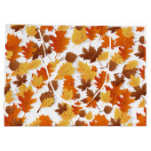 Herfst/Herfst laat cadeauzakje. Bewerkbaar bericht Groot Cadeauzakje (Achterkant)