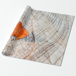 Herfst herfst laat eikenhout cadeaupapier