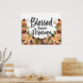 Herfst herfst laat geblesseerd voorbij het Citaat  Poster (Keuken)