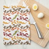 Herfst Herfst laat keukenhanddoek (Quarter Fold)