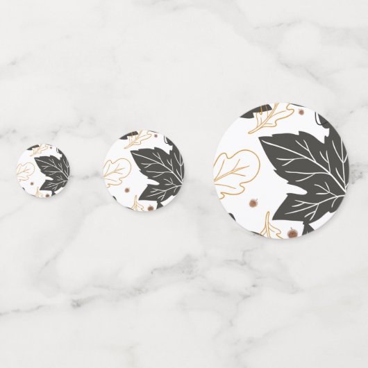 Herfst herfst laat partij tafel decoratie confetti (Voorkanten)