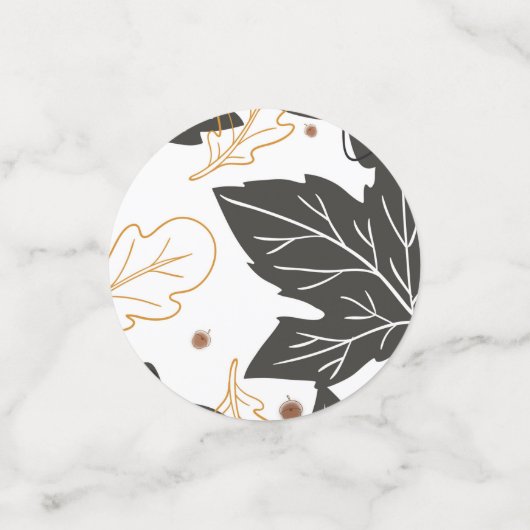 Herfst herfst laat partij tafel decoratie confetti (Kleine voorkant)