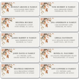 Herfst herfst laat roest landgastadres verlaten sticker