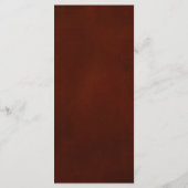 Herfst herfst laat roestrijk land Mannen voor wedd Menu (Achterkant)