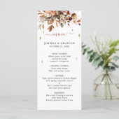 Herfst herfst laat roestrijk land Mannen voor wedd Menu (Staand voorkant)