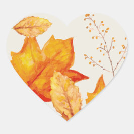 Herfst herfst laat Sticker zegel