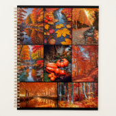 Herfst Herfst Landschap Foto Collage Art Planner (Voorkant)