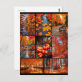 Herfst Herfst Landschap Fotokunst Briefkaart (Voorkant / Achterkant)