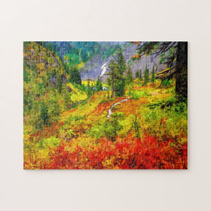 Herfst Herfst Landschap Scenery Natuur Jigsaw Puzz Legpuzzel