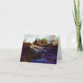 "Herfst" Herfst Landschapskunst Kaart (Voorkant)