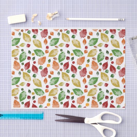 Herfst herfst leest kleurrijk Rustic Tissuepapier (Craft)