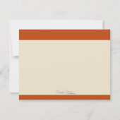 Herfst herfst leest notitiekaarten kaart (Achterkant)