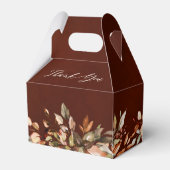 Herfst herfst leest roestrijk land boho Wedding Bedankdoosjes (Achterkant)