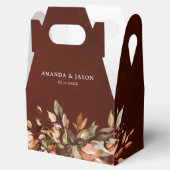 Herfst herfst leest roestrijk land boho Wedding Bedankdoosjes (Geopend)