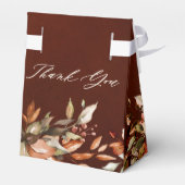 Herfst herfst leest roestrijk land boho Wedding Bedankdoosjes (Achterkant)