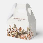 Herfst herfst leest roestrijk land boho Wedding Bedankdoosjes (Voorkant Zijde)