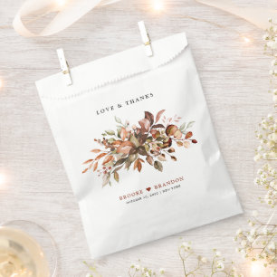 Herfst herfst leest roestrijk land boho Wedding Bedankzakje