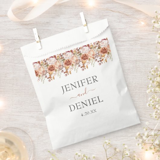 Herfst herfst leest roestrijk land boho Wedding Bedankzakje (Geknipt)