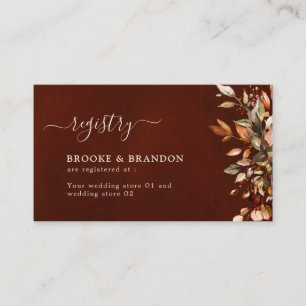 Herfst herfst leest roestrijk land Boho Wedding En Informatiekaartje