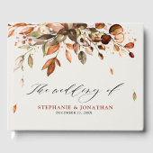 Herfst herfst leest roestrijk land boho Wedding Gastenboek (Voorkant)