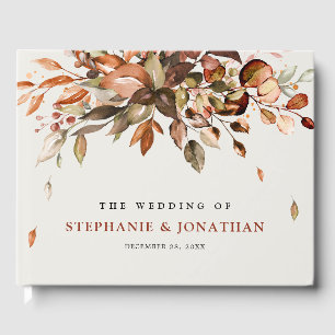 Herfst herfst leest roestrijk land boho Wedding Gastenboek