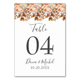 Herfst herfst leest roestrijk land boho Wedding Kaart