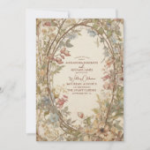 Herfst herfst leest roestrijk land boho Wedding Kaart (Voorkant)