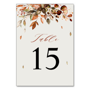 Herfst herfst leest roestrijk land boho Wedding Kaart