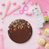 Herfst herfst leest roestrijk land boho Wedding Papieren Bordje (Feest)