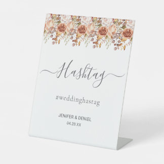 Herfst herfst leest roestrijk land boho Wedding Reclamebord Met Voetstuk