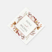 Herfst herfst leest roestrijk land boho Wedding Servet (Hoek)