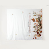 Herfst herfst leest roestrijk land boho Wedding Wandkleed (Voorkant (horizontaal))