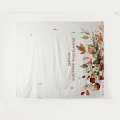 Herfst herfst leest roestrijk land boho Wedding Wandkleed (Voorkant (horizontaal))