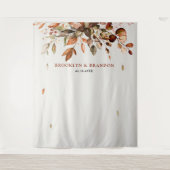 Herfst herfst leest roestrijk land boho Wedding Wandkleed (Voorkant)