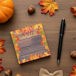 Herfst herfst lekt op Barn Wood Happy Thanksgiving Post-it® Notes