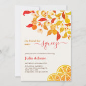 Herfst Herfst Lemon Tea Party Vrijgezellenfeest Kaart (Voorkant)